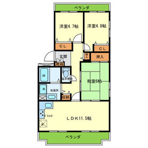 キャナル西宮の間取り写真