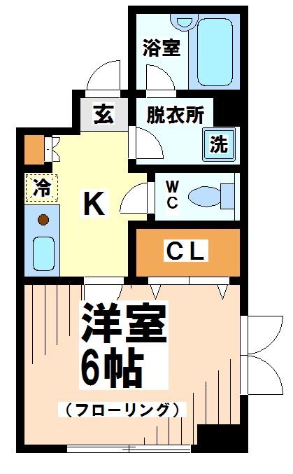 京王井の頭線 永福町駅 徒歩6分 3階建 築25年の間取り写真
