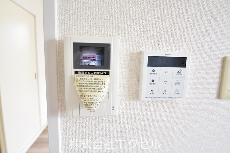 セキュリティ　来訪者の姿が確認できます。