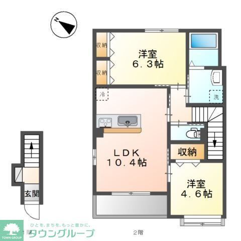 グリーンベルの間取り写真