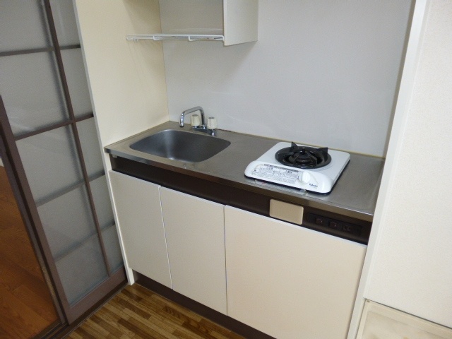 キッチン　１口ガスコンロ付き
