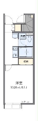 レオパレスフェルムの間取り