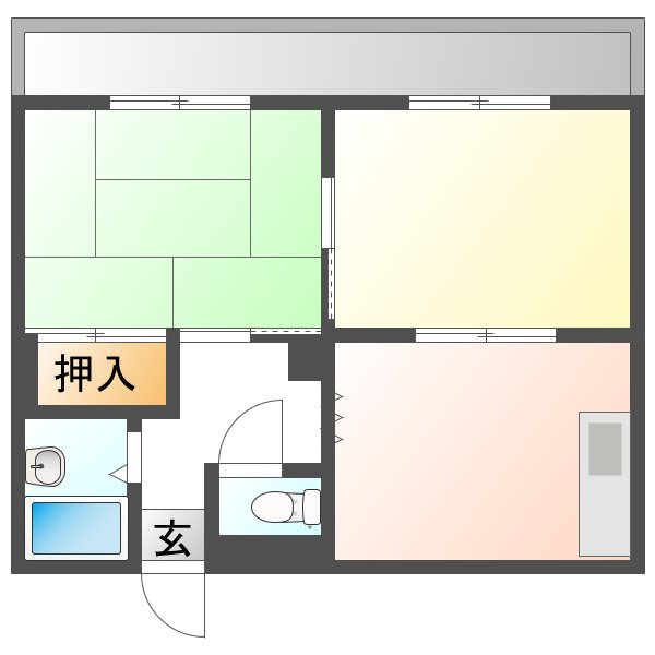 ハートピア新北の間取り