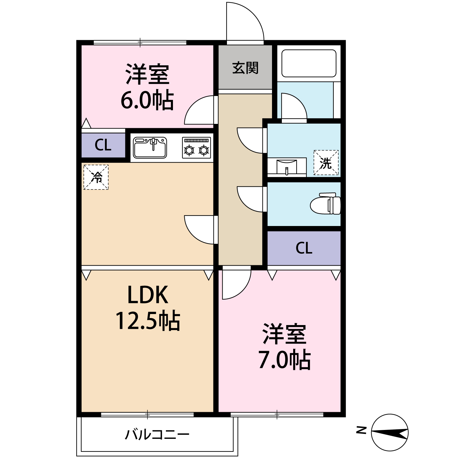 APARTMENT KA-YA　田園調布の間取り