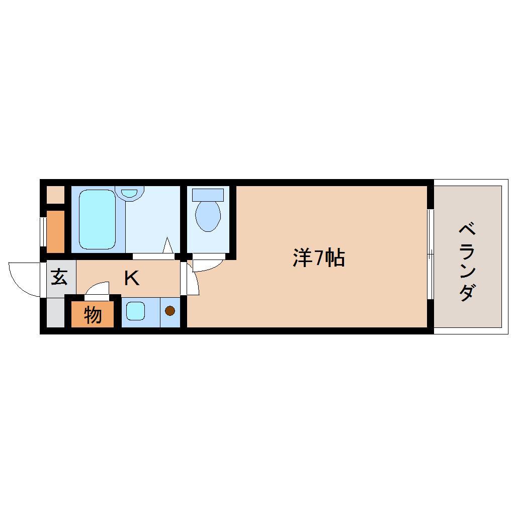 生駒市辻町のマンションの間取り