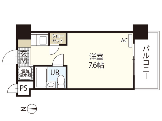 広島市西区井口のマンションの間取り