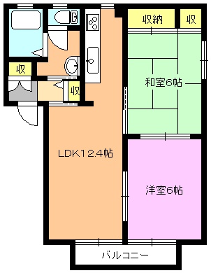 グランシードニューDの間取り