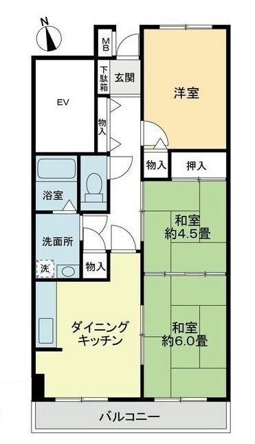 スカール太田の間取り