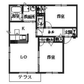 シャーメゾン白国の間取り