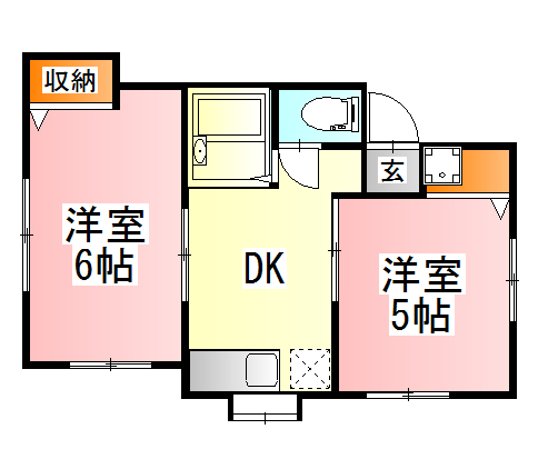 ヴィラ旭が丘の間取り