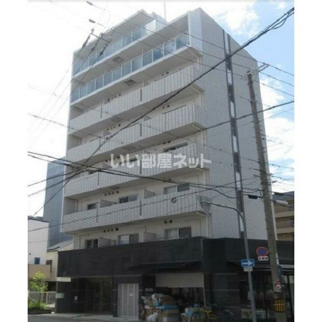 大阪市都島区中野町のマンションの建物外観