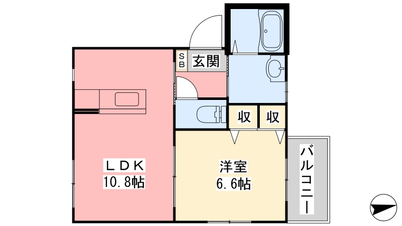 ドミール・Ｔ－IIの間取り