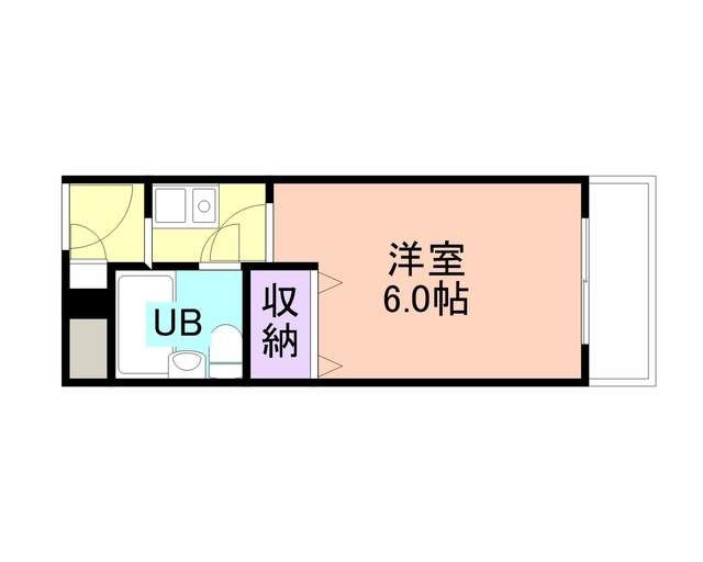 和歌山市美園町のマンションの間取り