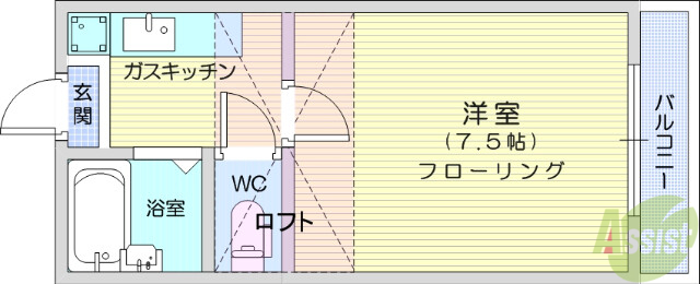 ハイツピア5の間取り