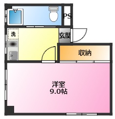 内田マンションの間取り