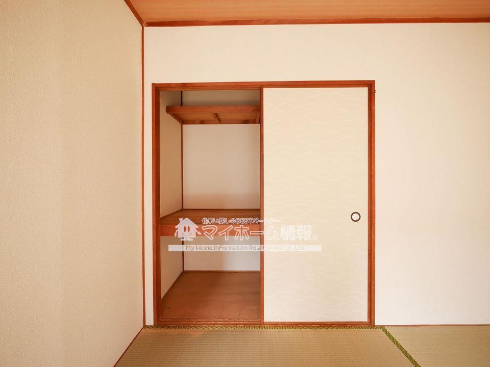 収納　布団も収納できるので片付けもラクラク