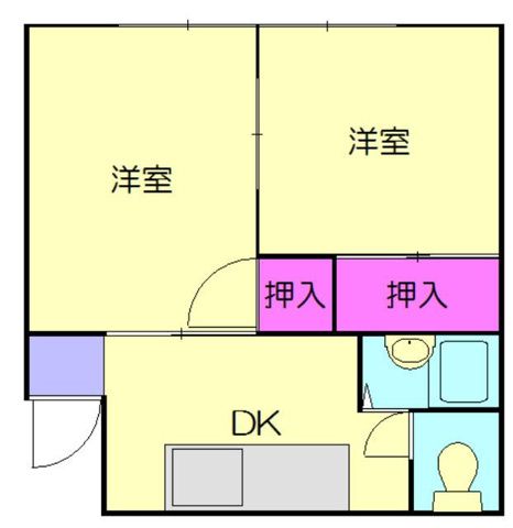 デュエットビンテージの間取り