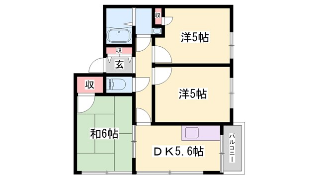 イーストハイツの間取り