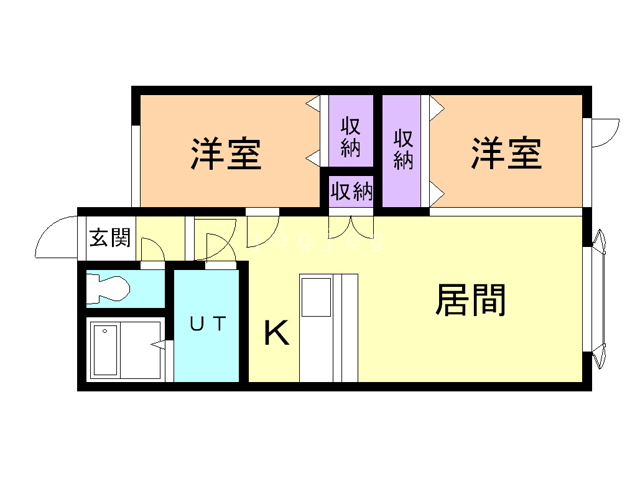 サウスコートの間取り