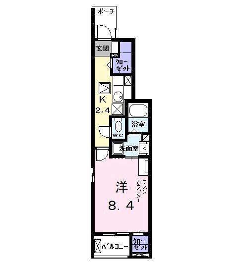 アンソレイユの間取り