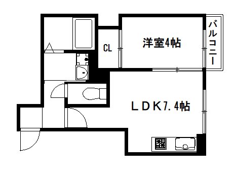 プログレーッソ西ノ京の間取り