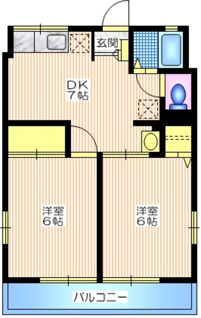 ホウシンハイムの間取り