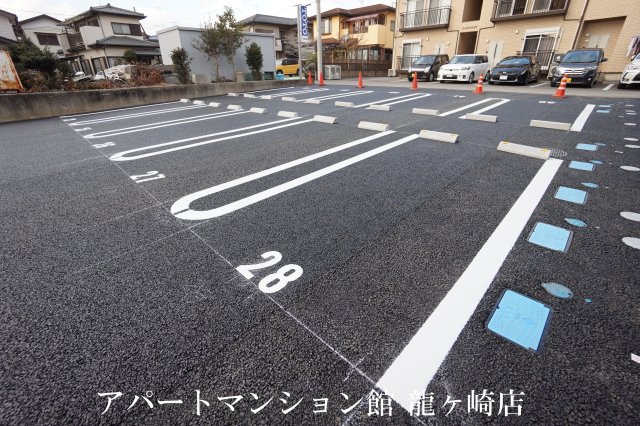 【仮)荒川本郷新築アパートの駐車場】