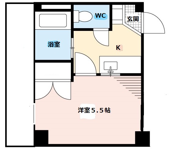 エステート三滝の間取り