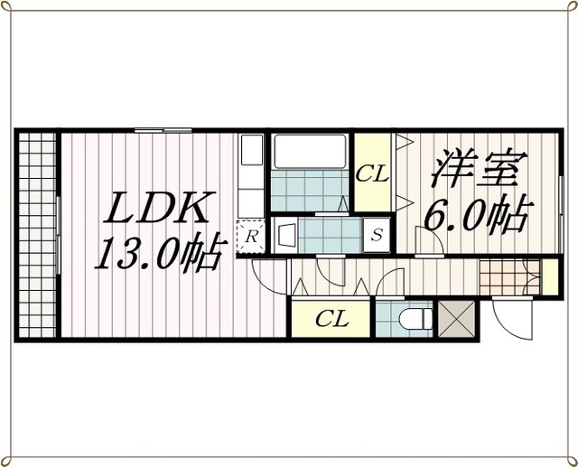 リビングタウン登戸の間取り