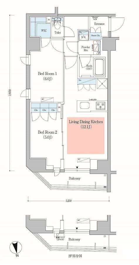 Urbanex日本橋馬喰町の間取り