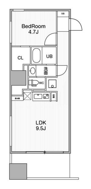 アーバンフラッツ池袋プレミアムの間取り