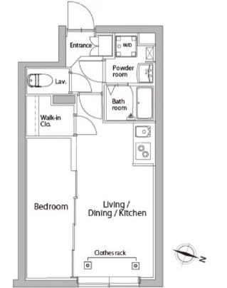 【江東区森下のマンションの間取り】