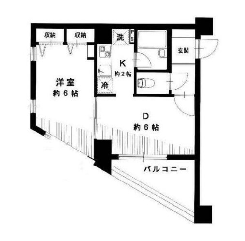 ロイヤルガーデン恵比寿公園通りの間取り