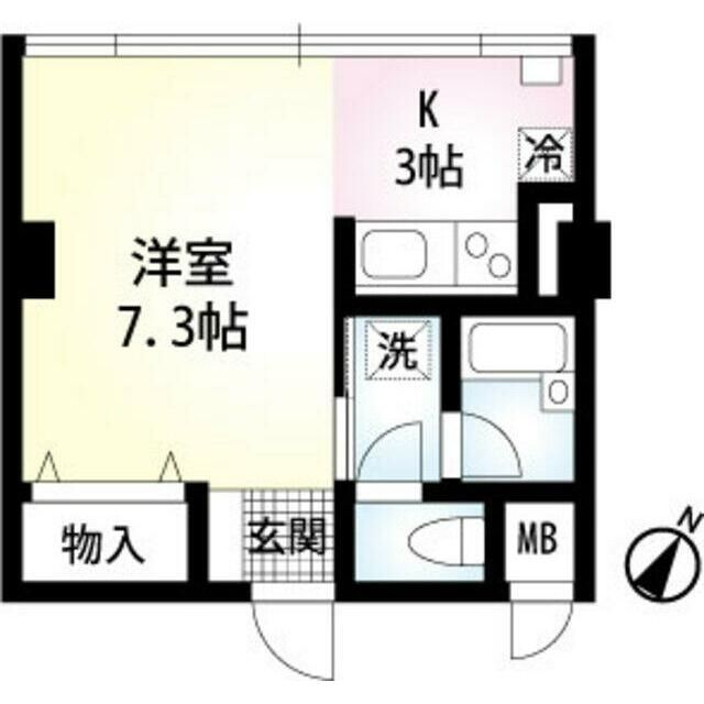 横浜市青葉区藤が丘のマンションの間取り