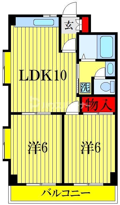 アプリーレ津田沼の間取り