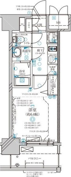 ディアレイシャス上前津の間取り