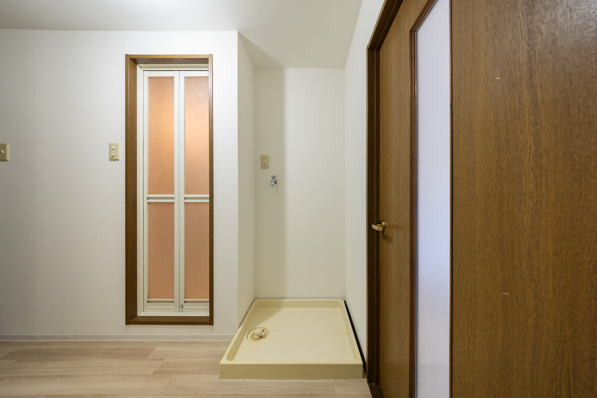 洗面設備　室内洗濯機置場