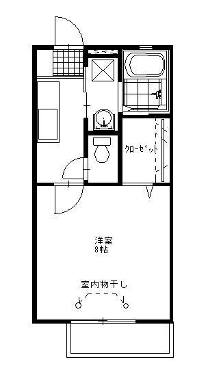 グッドリバーＡの間取り