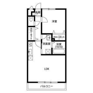 【アンプルール リーブル 悠IIの間取り】