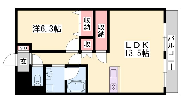 フレグランス大日の間取り