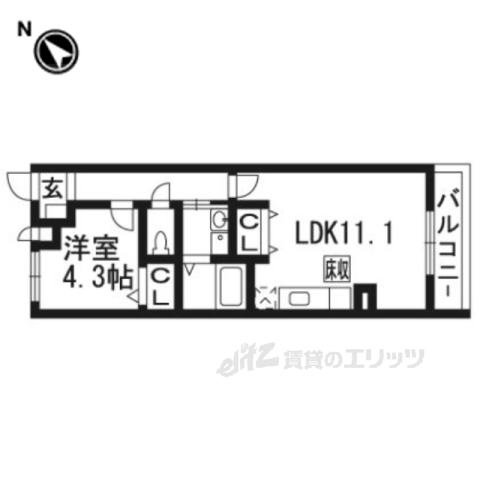 グランシエルの間取り