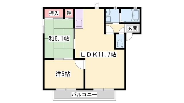 西条ビバリーヒルズの間取り