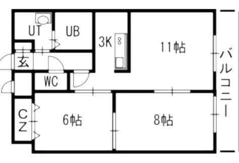 Lennon Terraza6-3の間取り