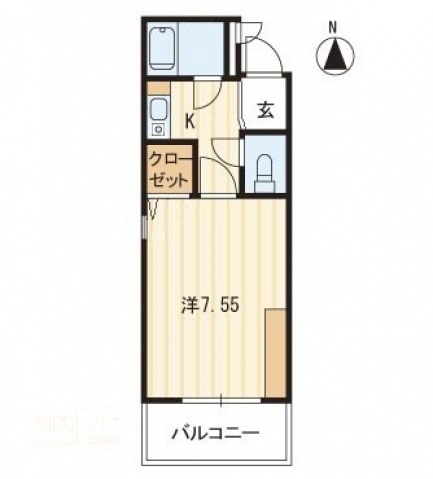 ベルメゾン松福の間取り