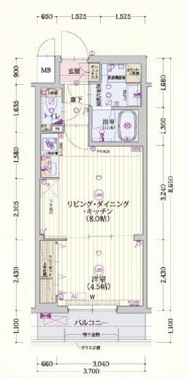 ベラジオ雅び東寺WESTの間取り