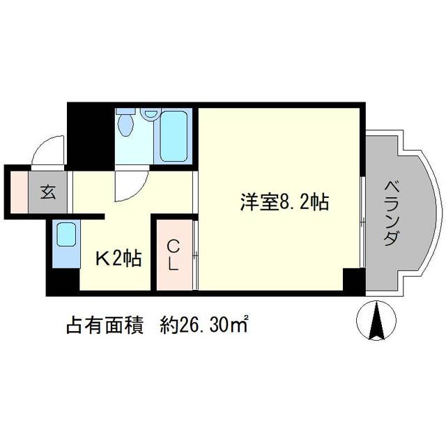 サムスクエア銀閣寺道の間取り