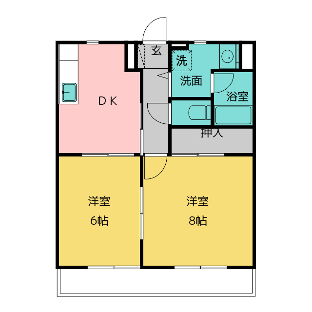 ボヌールの間取り