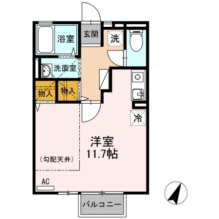 エクセル東合川の間取り