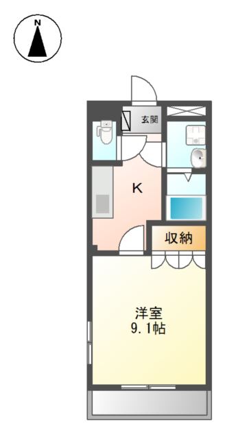 エスペランス イシカワの間取り