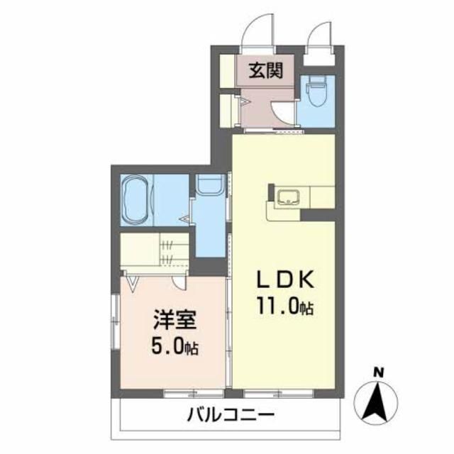 シャーメゾン柏木の間取り